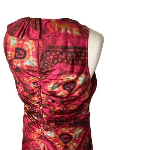 #701 ULLA JOHNSON Silk Front Slit Midi dress - Picture 6 of 12